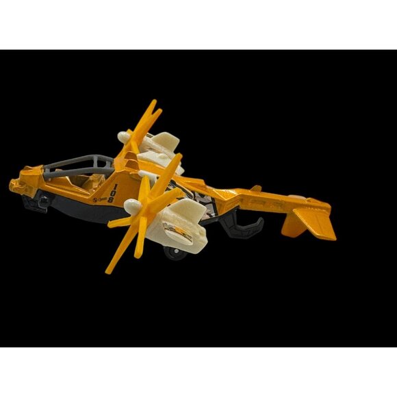 Mattel 2012 Sky Safari SB108 Orange/White Toy Helicopter Collectible Die-Cast Mo - Picture 6 of 9